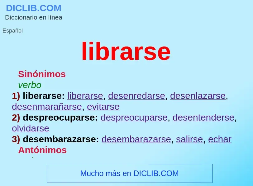 Che cos'è librarse - definizione