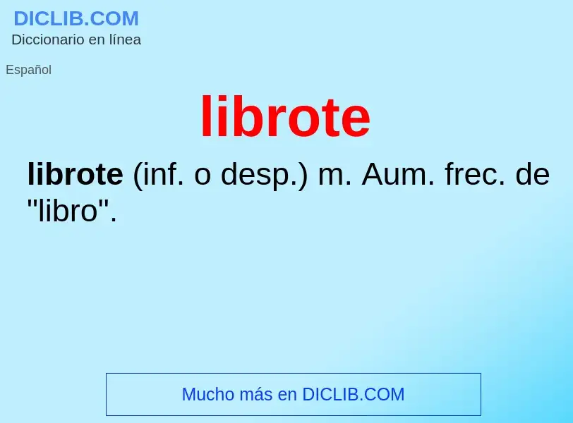 What is librote - definition