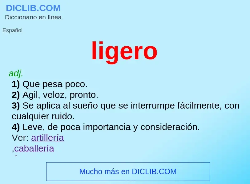 Was ist ligero - Definition