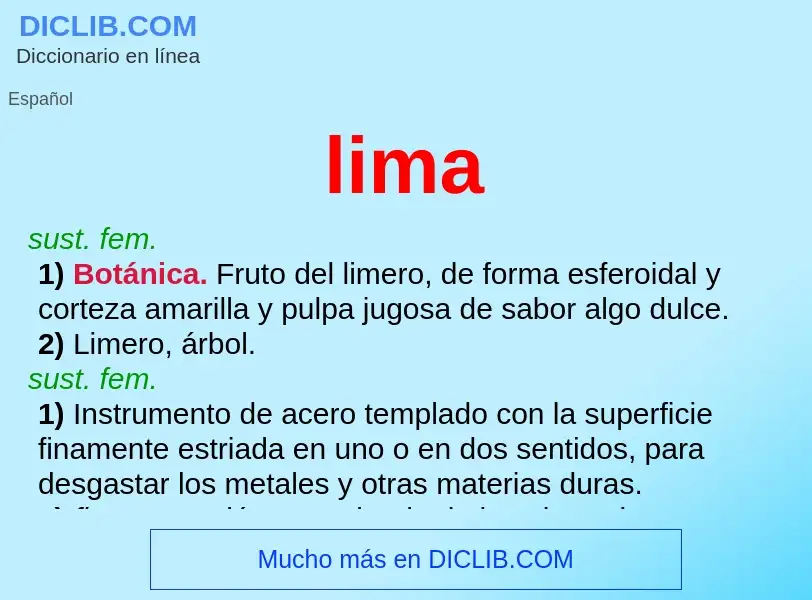 Was ist lima - Definition