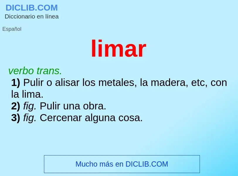 Was ist limar - Definition