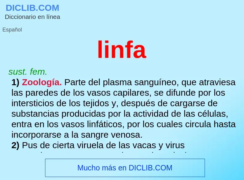 What is linfa - definition