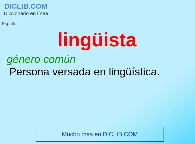 O que é lingüista - definição, significado, conceito