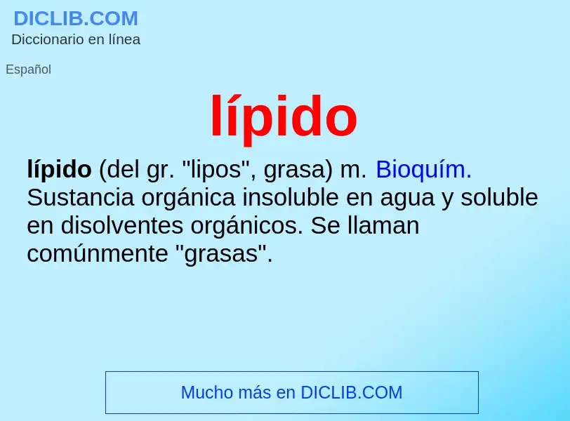 O que é lípido - definição, significado, conceito