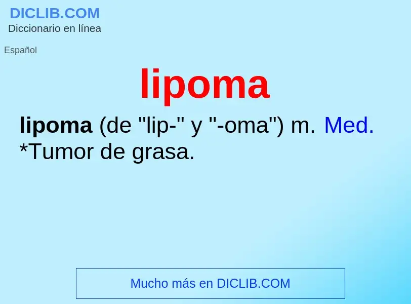 Что такое lipoma - определение