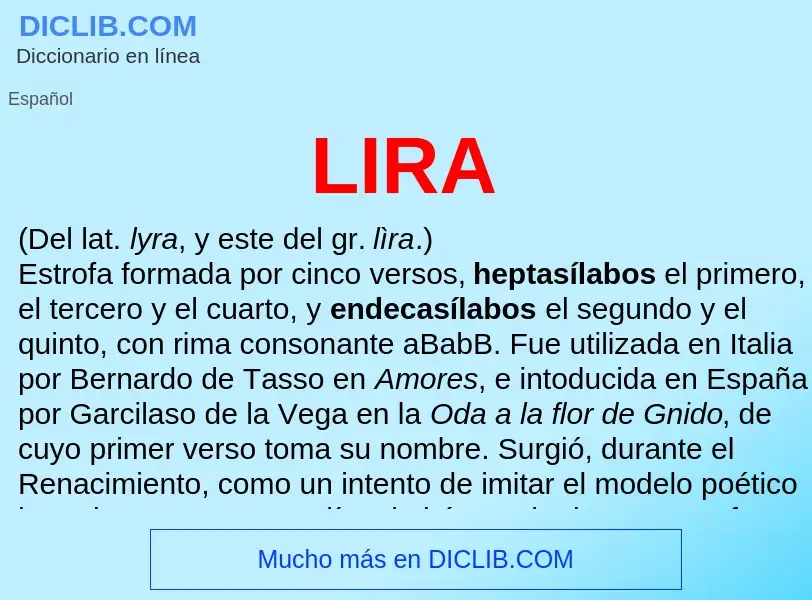 Wat is LIRA - definition