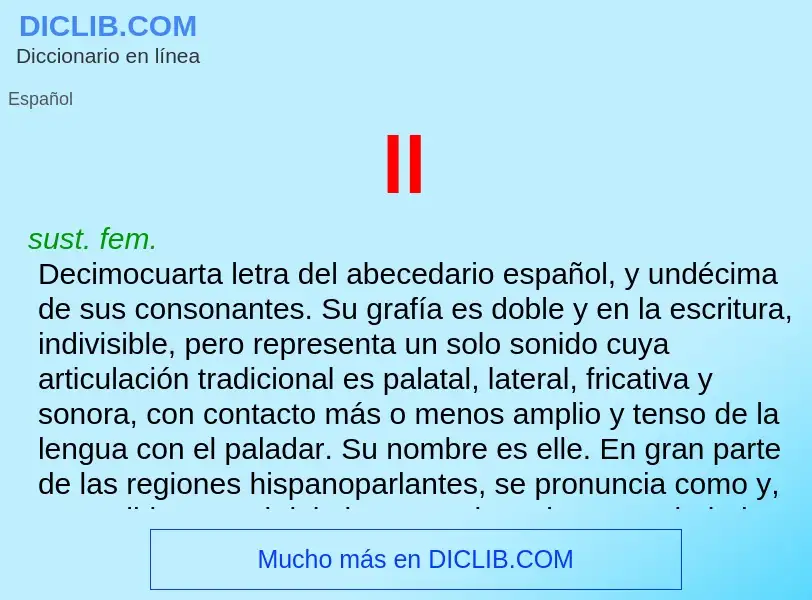 O que é ll - definição, significado, conceito