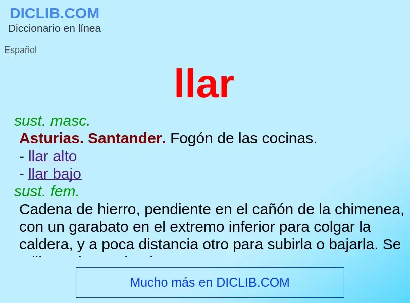 What is llar - meaning and definition