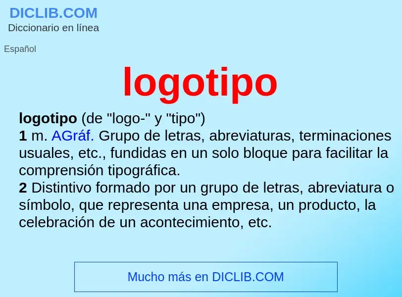 ¿Qué es logotipo? - significado y definición