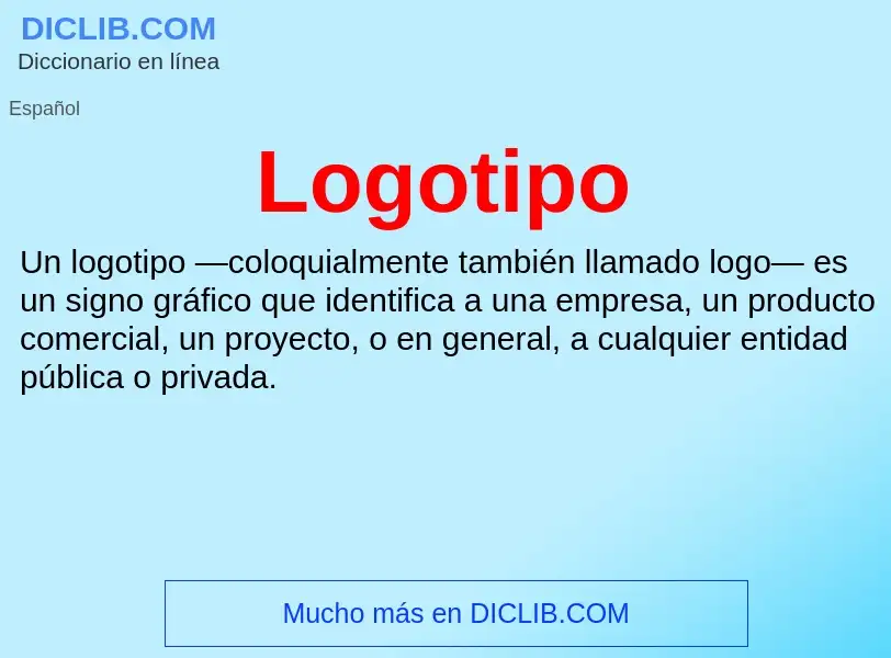 O que é Logotipo - definição, significado, conceito