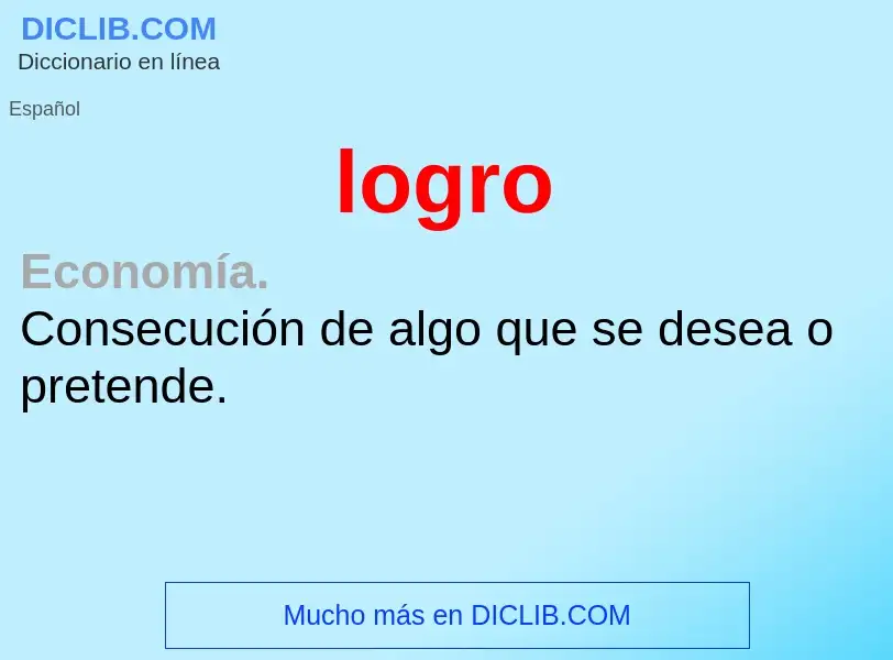 Wat is logro - definition