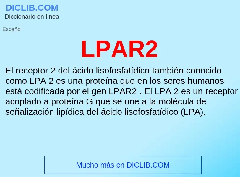 O que é LPAR2 - definição, significado, conceito