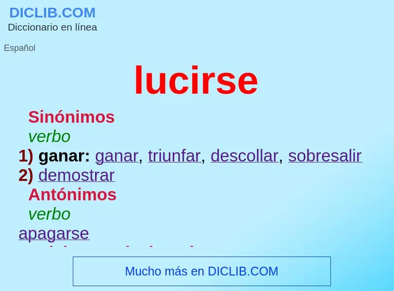 Wat is lucirse - definition