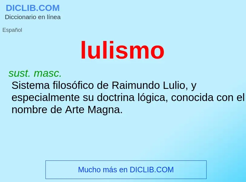 What is lulismo - meaning and definition