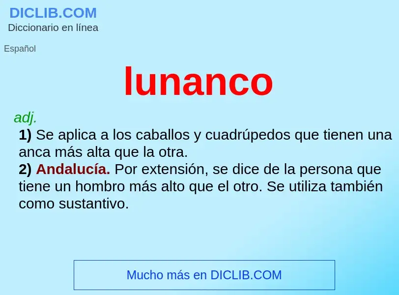 What is lunanco - meaning and definition