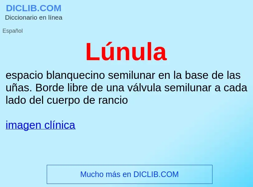 O que é Lúnula - definição, significado, conceito