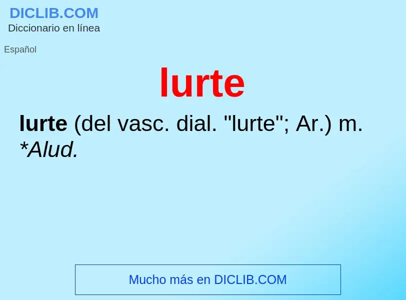 Wat is lurte - definition