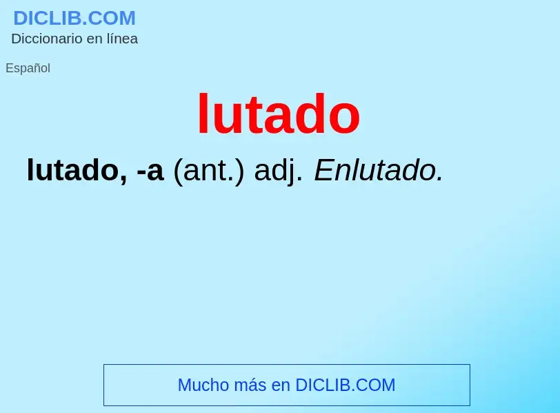 O que é lutado - definição, significado, conceito