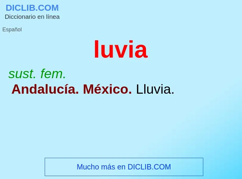 Wat is luvia - definition