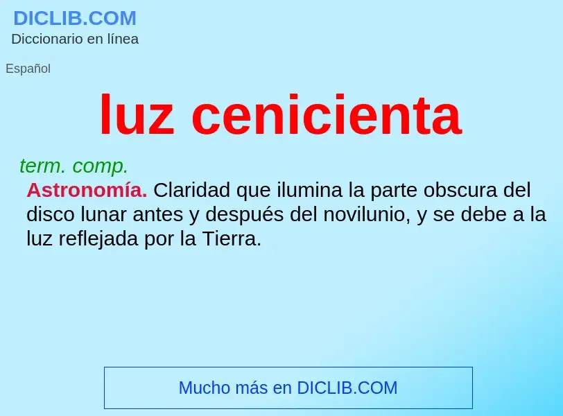 Что такое luz cenicienta - определение