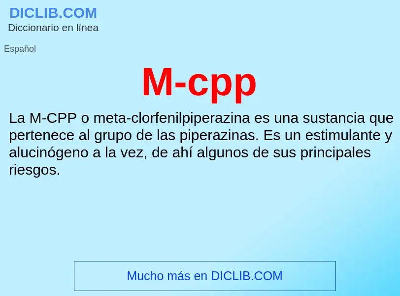 O que é M-cpp - definição, significado, conceito