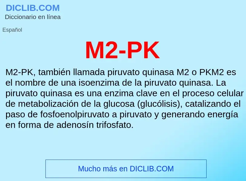 O que é M2-PK - definição, significado, conceito