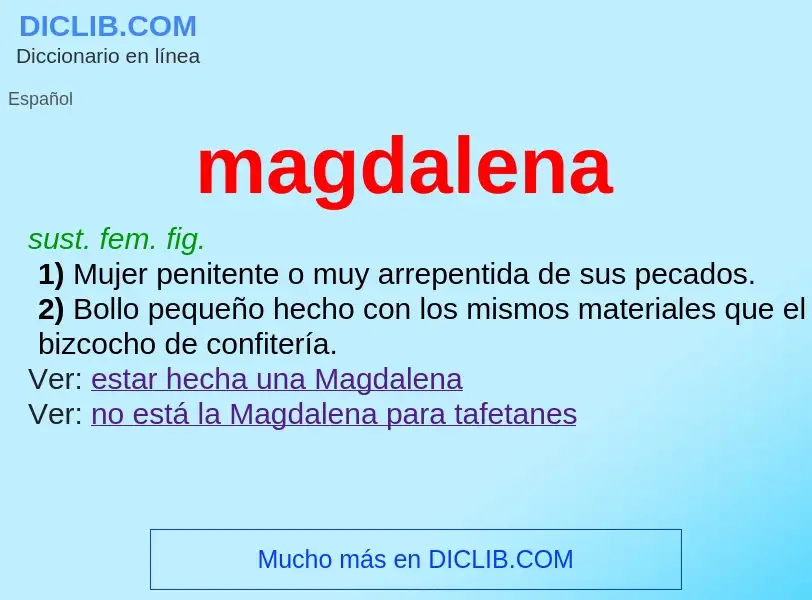 Wat is magdalena - definition