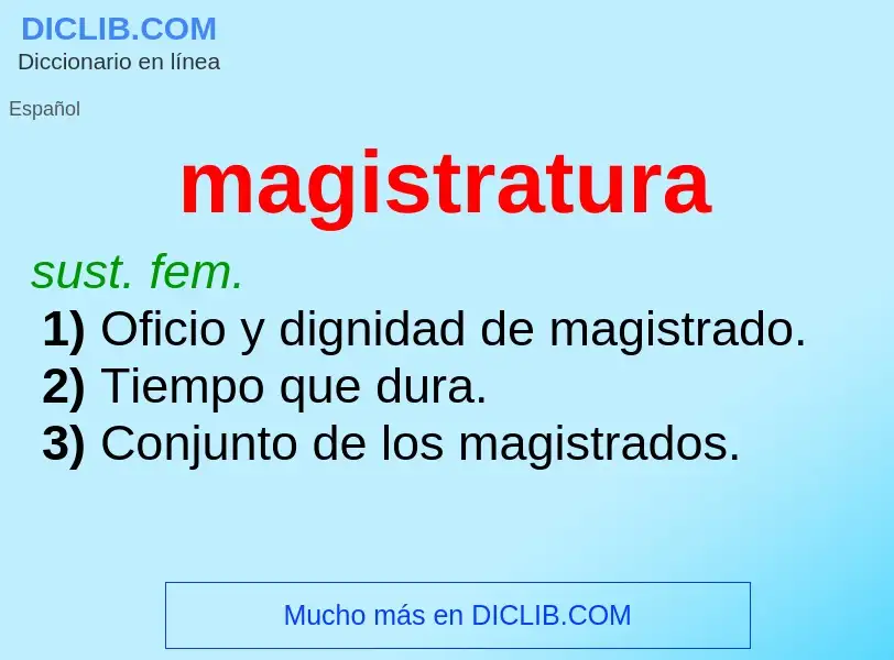 O que é magistratura - definição, significado, conceito