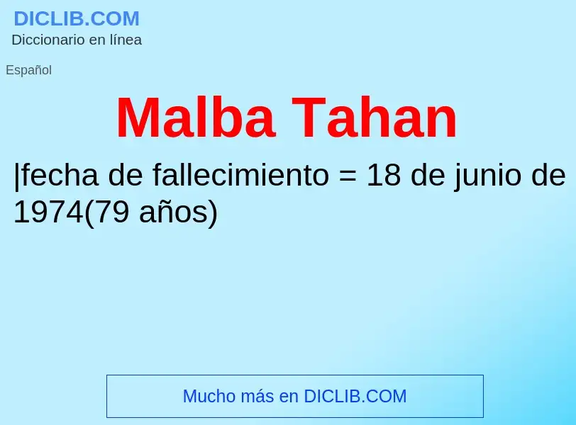 ¿Qué es Malba Tahan? - significado y definición