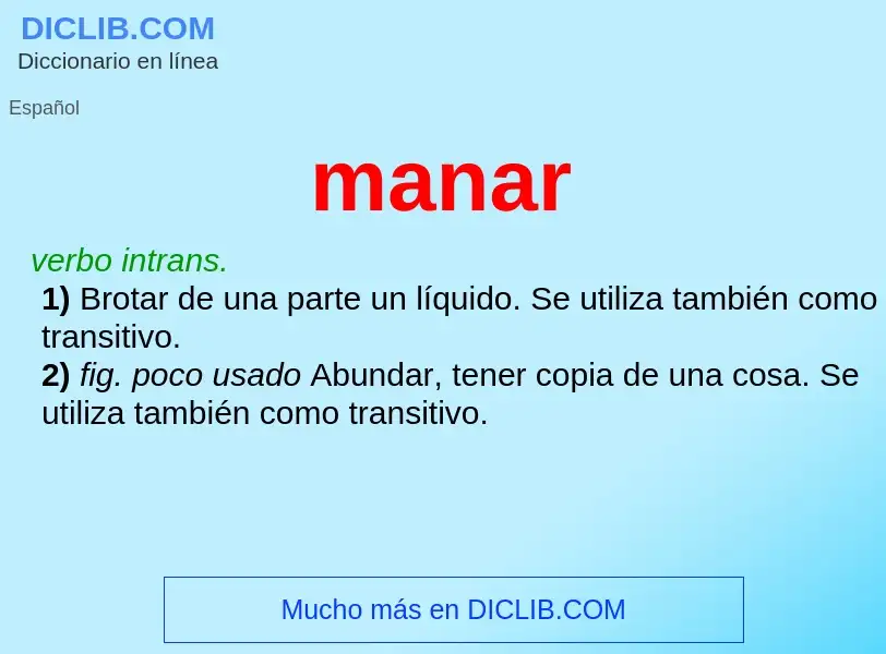 Wat is manar - definition