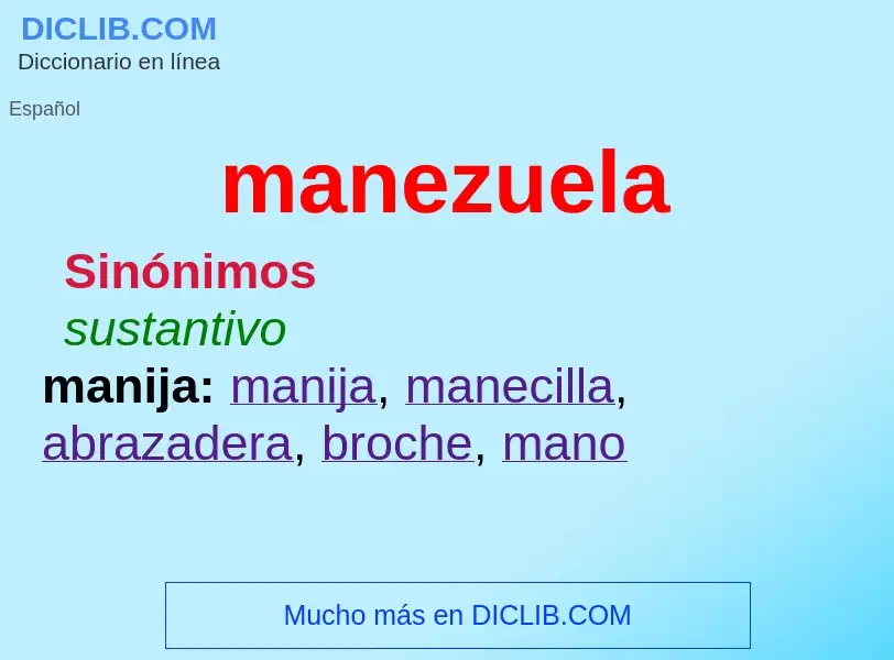 What is manezuela - definition