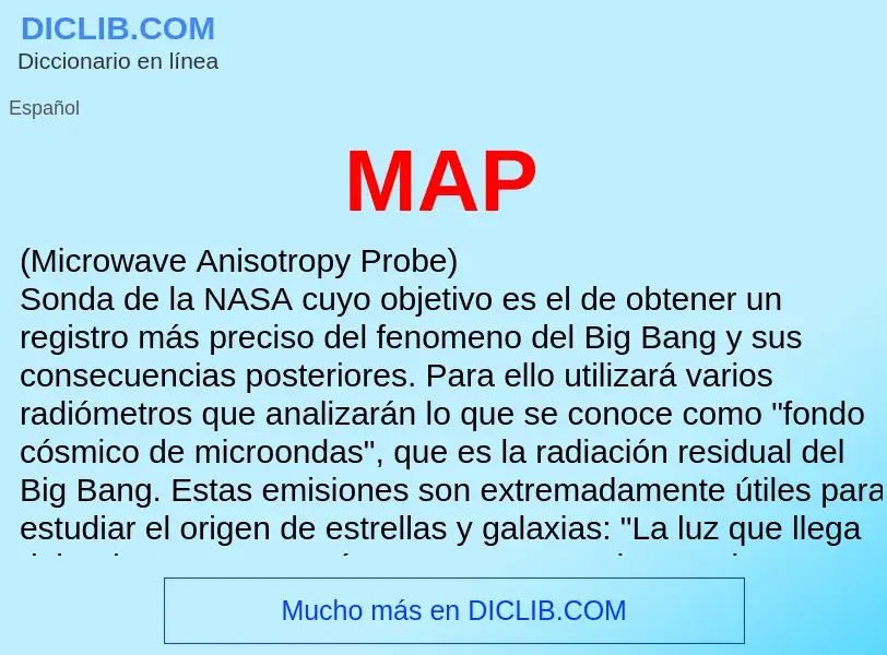 What is MAP - meaning and definition