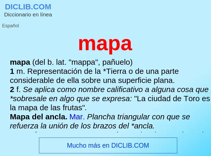 Wat is mapa - definition