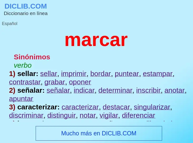 Wat is marcar - definition