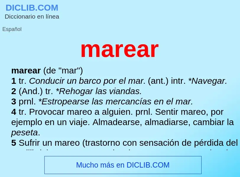 Wat is marear - definition