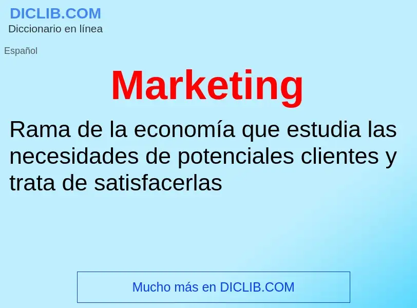 O que é Marketing - definição, significado, conceito