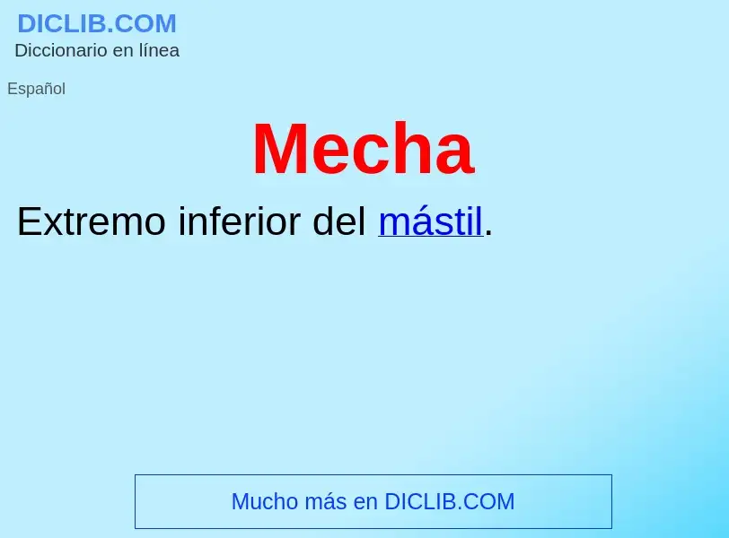 What is Mecha - meaning and definition