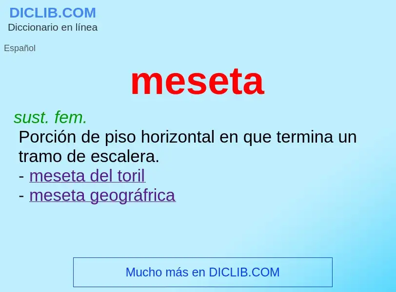 What is meseta - definition