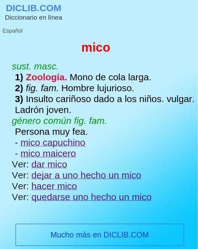 What is mico - definition