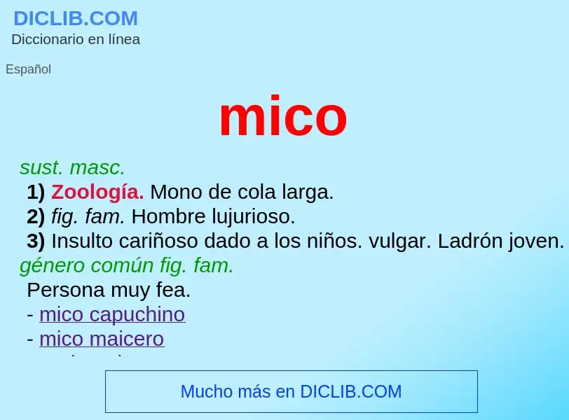 Wat is mico - definition