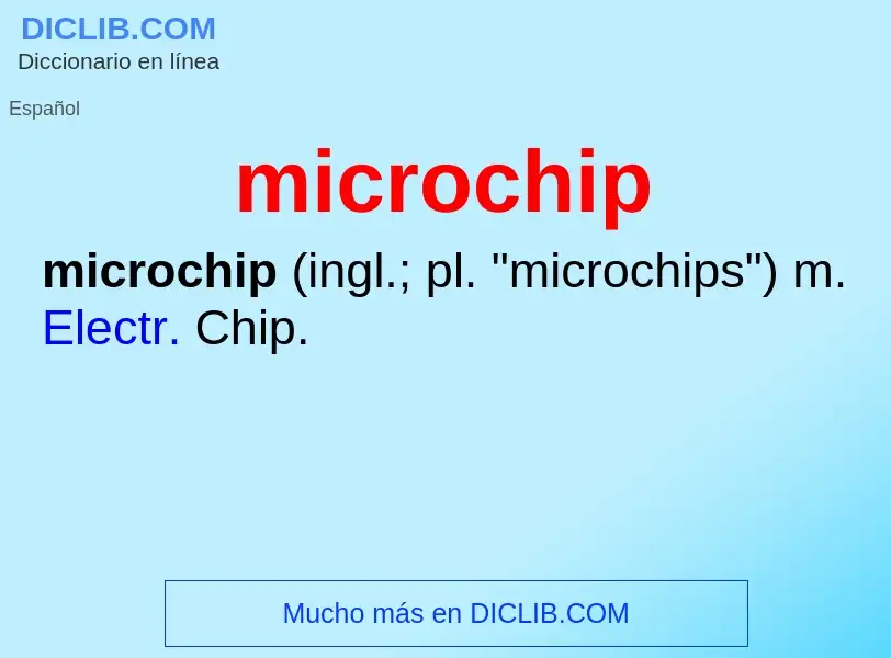 O que é microchip - definição, significado, conceito