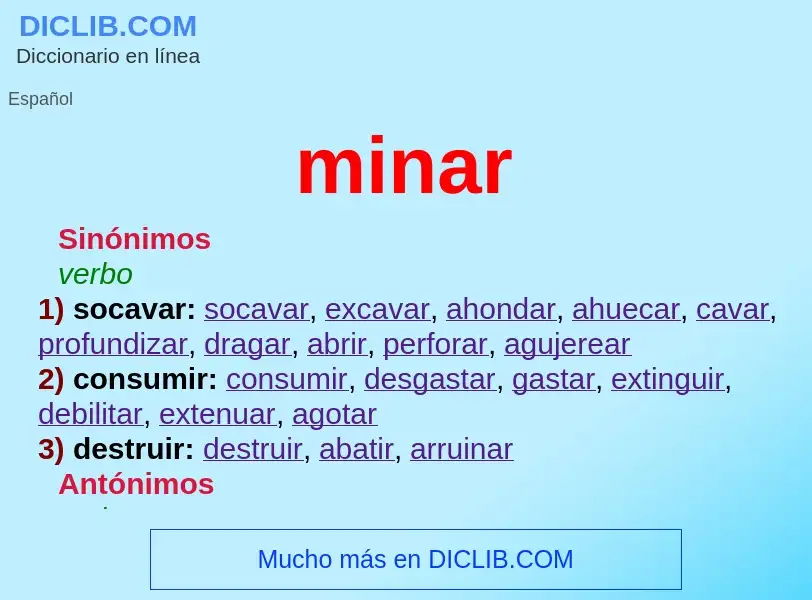 Wat is minar - definition