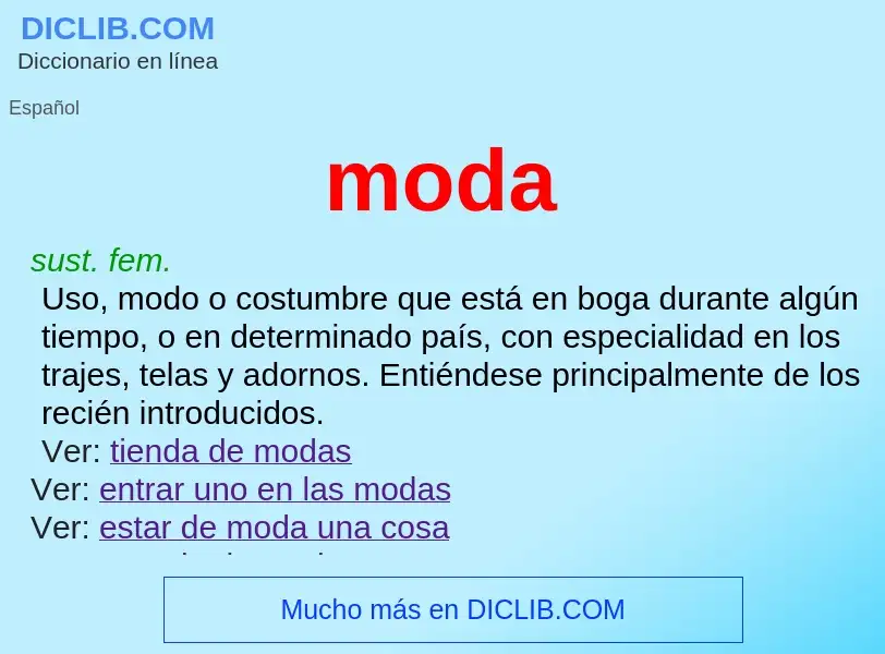 O que é moda - definição, significado, conceito