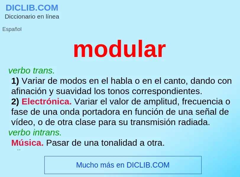 What is modular - definition