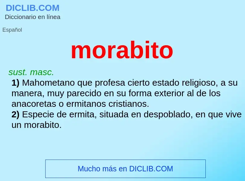 Wat is morabito - definition