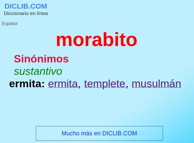 Was ist morabito - Definition