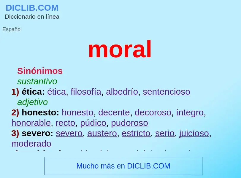 What is moral - definition