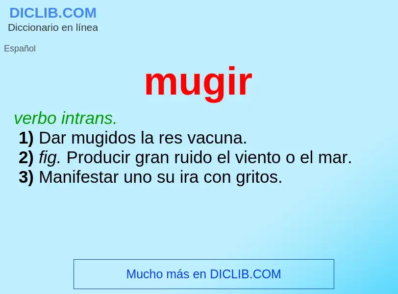 What is mugir - definition