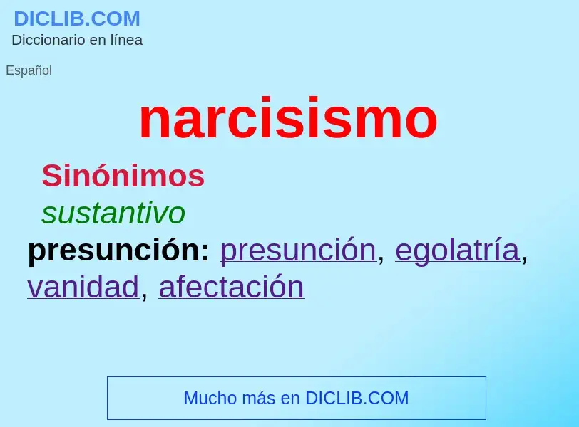 O que é narcisismo - definição, significado, conceito