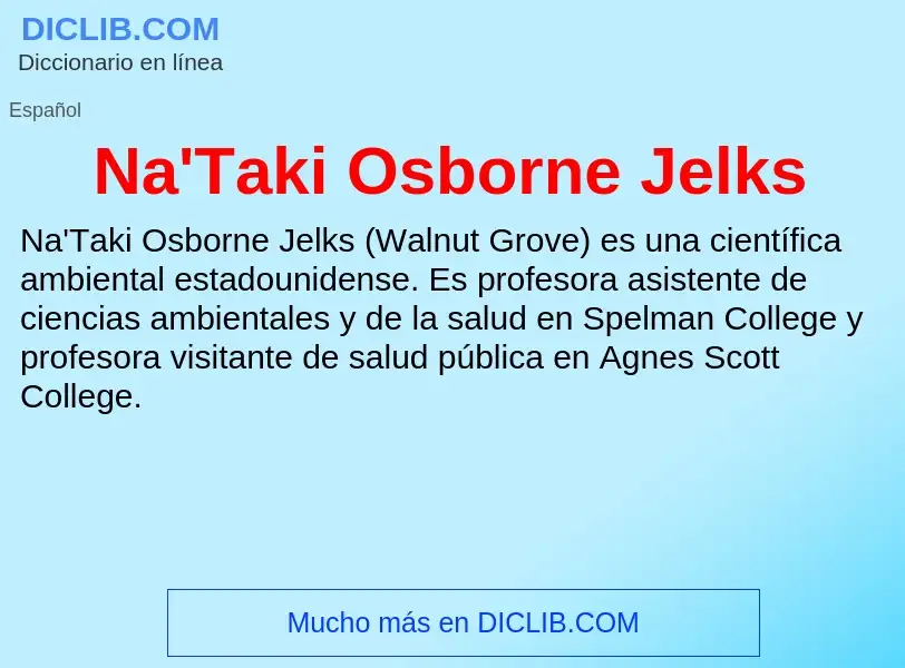 O que é Na'Taki Osborne Jelks - definição, significado, conceito